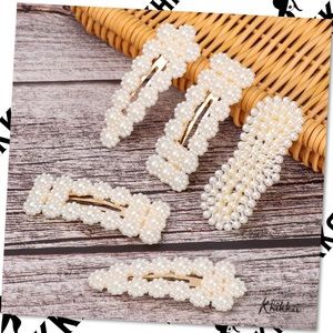 🔴30% OFF - Assorted Pearl Barrettes | Hair Clips